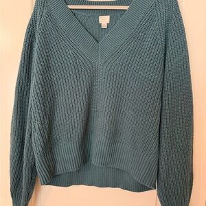 a new day V-Neck Sweater in Teal